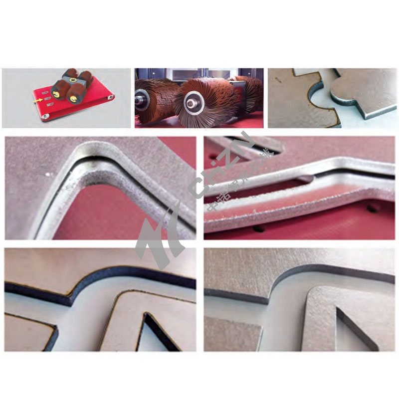 Zhongnuo aleación de aluminio lámina de acero inoxidable brote de chaflán de pulido de molienda para pulir la máquina de desacuerdo para las rebabas de metal para la eliminación del lijado del acabado