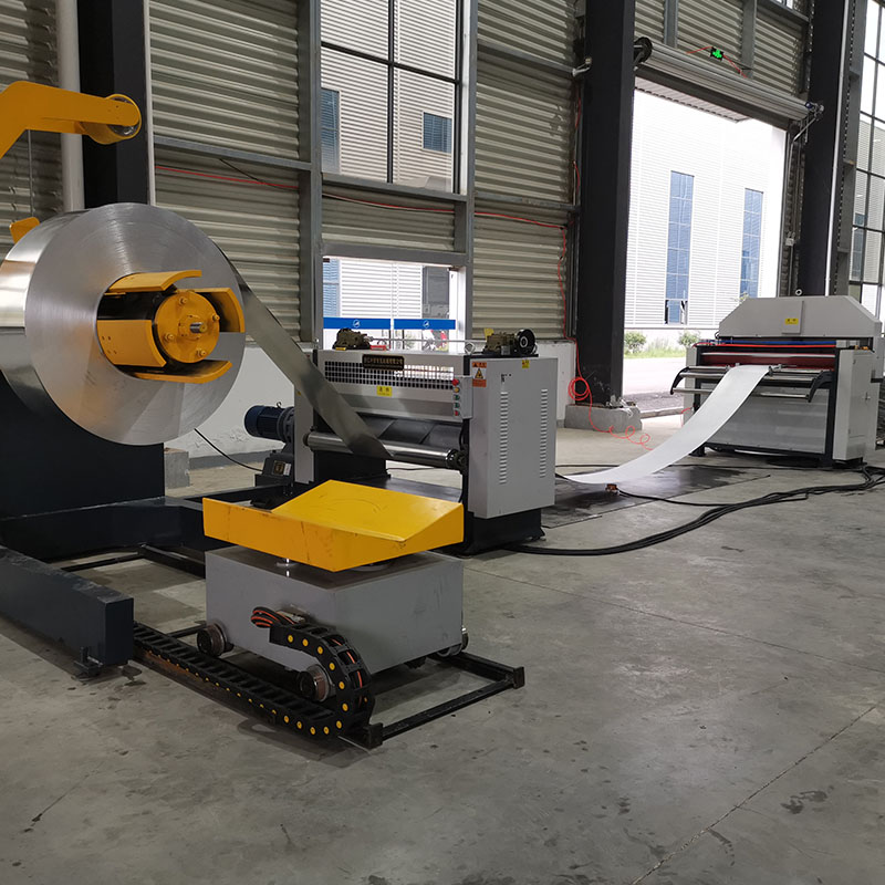 Línea de producción CNC de alta precisión con corte en relieve de bobina de metal automática orferta de fábrica Zhongnuo