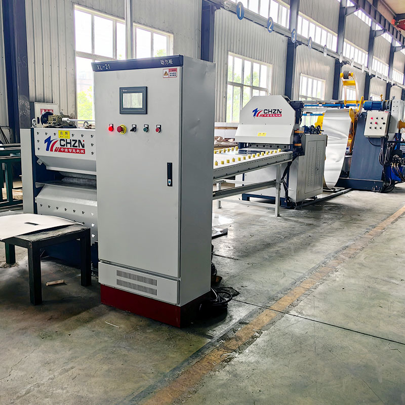 Línea automática de corte longitudinal de chapa de acero al carbono, fabricación de máquinas cortadoras