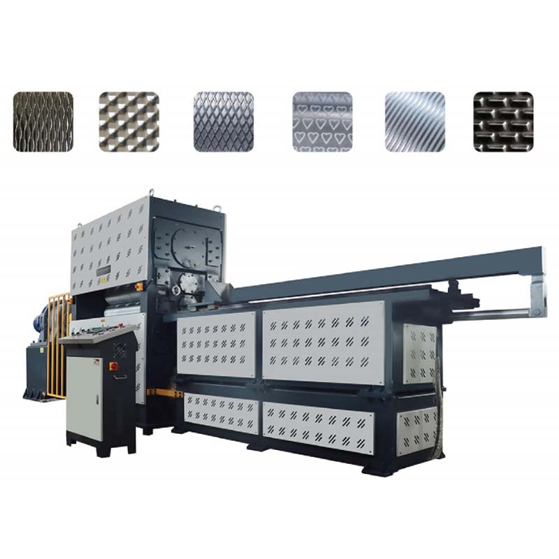 Línea de producción de máquina de estampado de bobinas de metal (máquina moleteadora)