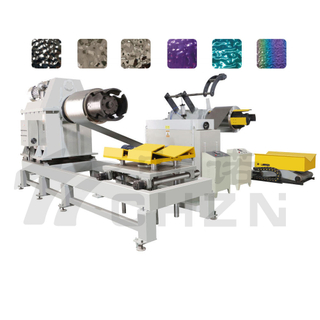 CHZN Rollo de aluminio Color Rollo de acero Equipo de prensa de estampado Línea de producción Máquina de retroceso para chapa metálica