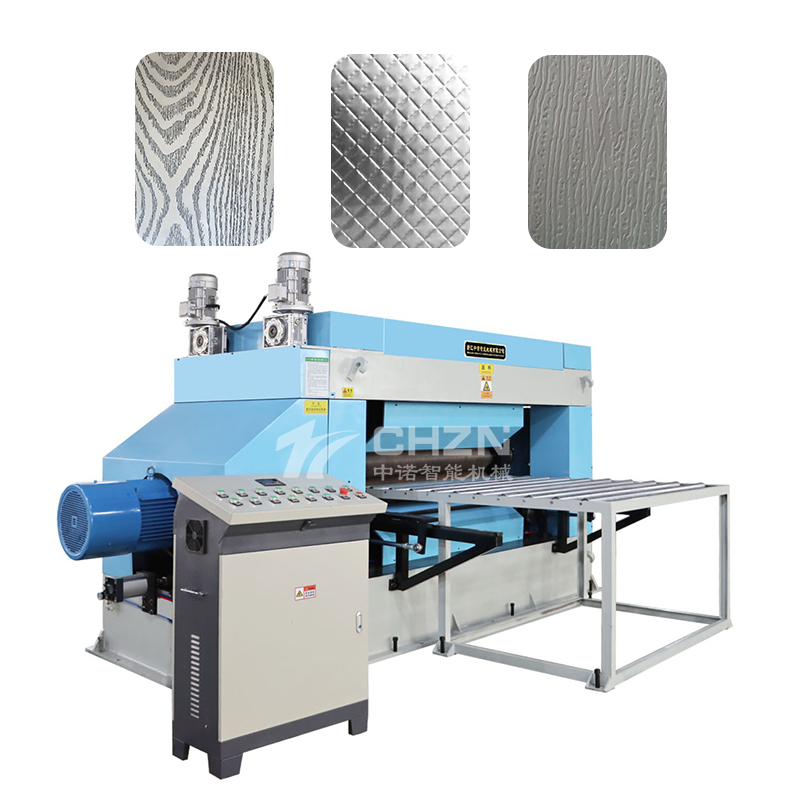 CHZN Máquina de estampado de láminas de acero con placa antideslizante de alta calidad, dos rodillos para láminas de metal
