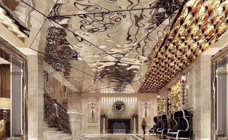 hoja de ondas de agua